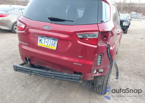 2020 Ford Ecosport Se from USA, damaged, VIN MAJ6S3GL4LC312434